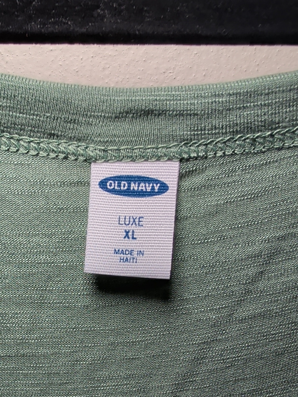 Old Navy Luxe Slub Knit Tank Top Green Heathered Flowy Stretch Women's Size XL - Picture 2 of 6